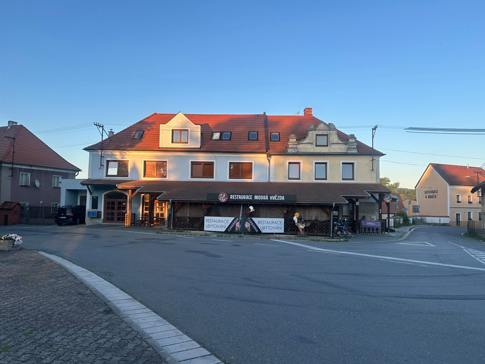 Restaurace Modrá Hvězda v Petrovicích
